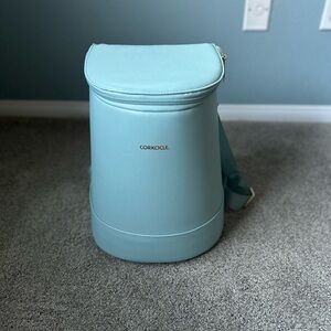 Corkcicle Light Blue Backpack Cooler